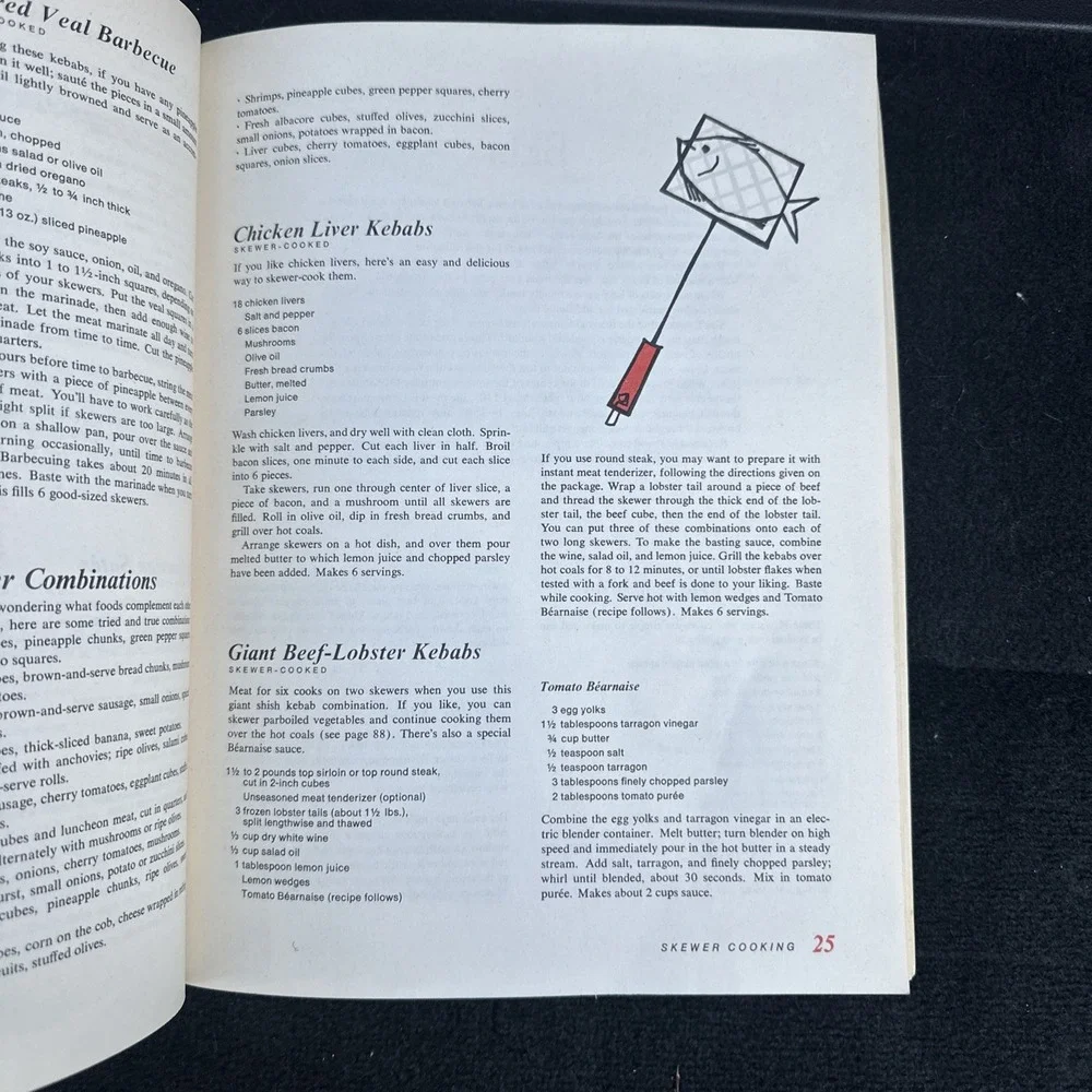 1975 Sunset Barbecue Cook Book -‎ 300 Recipes - Good Condition